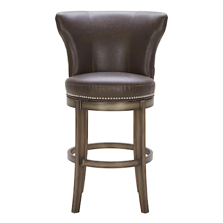 Barstool with Nailhead Trim